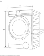Electrolux 9/6 KG Washer Dryer with 13 Programs & 1200 RPM, Eco-Inverter Front Loading Washing & Drying Combo Machine, EWW9023P5SC