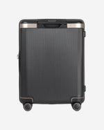 Echolac Dynasty 20" 4 Double Wheel Cabin Luggage Trolley Black-Gold - PC142 20 BLK/ GLD