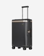 Echolac Dynasty 20" 4 Double Wheel Cabin Luggage Trolley Black-Gold - PC142 20 BLK/ GLD
