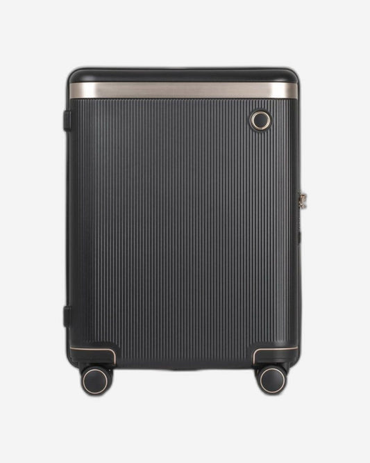 Echolac Dynasty 20" 4 Double Wheel Cabin Luggage Trolley Black-Gold - PC142 20 BLK/ GLD