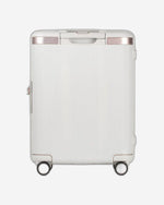 Echolac Shogun Classic 20" 4 Double Wheel Cabin Luggage Trolley Ivory White - CTA148 Ivory White 20