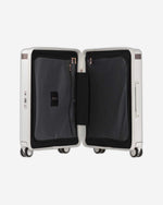 Echolac Shogun Classic 20" 4 Double Wheel Cabin Luggage Trolley Ivory White - CTA148 Ivory White 20