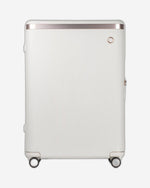 Echolac Dynasty 28" 4 Double Wheel Check-In Luggage Trolley Ivory White - PC142 Ivory White 28