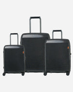 Echolac Logic Harcdcase 4 Double Wheel Expandable Set Of 3 luggage Trolley 53+64+74cm