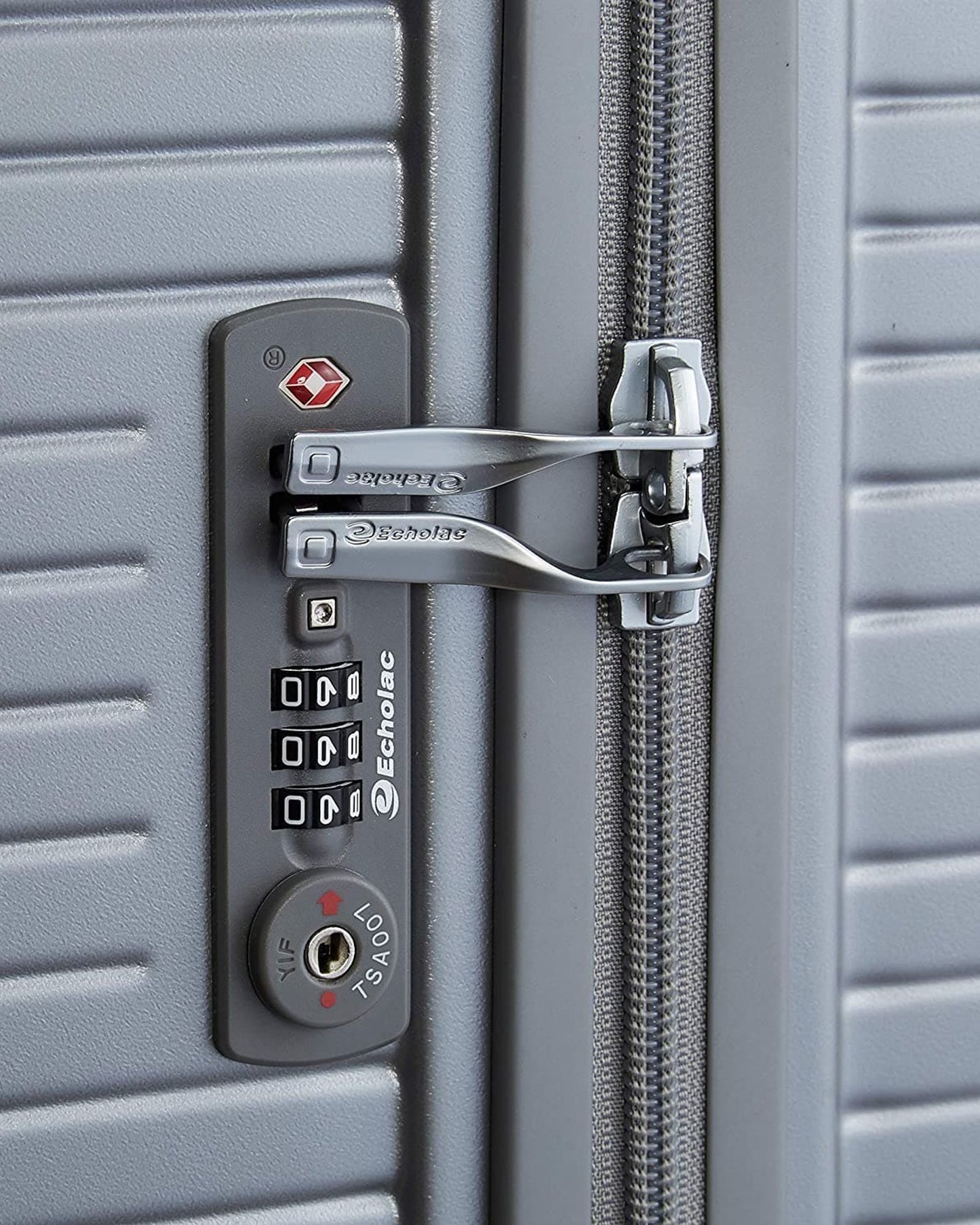 Echolac Shogun 20" Cabin Luggage Silver