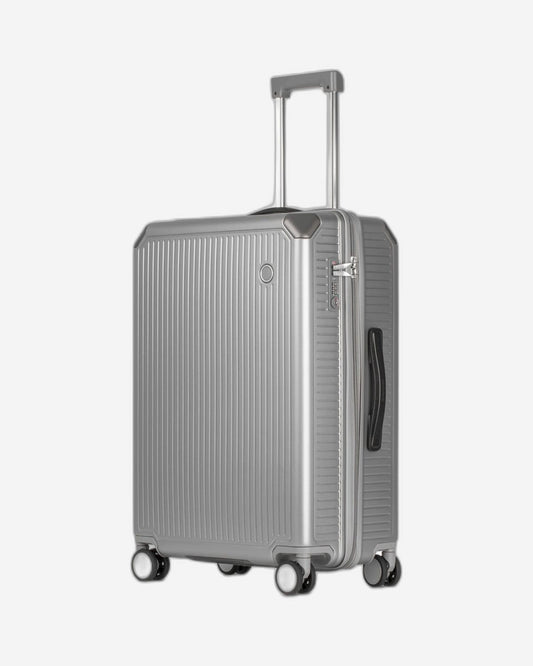 Echolac Shogun 24" 4 Double Wheel Check-In Luggage Trolley Silver - PC148 24 Silver