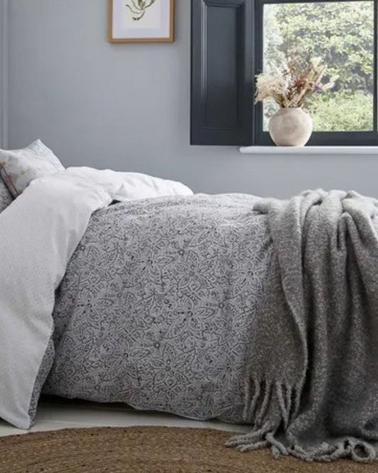 Helena Springfield "Fable Mc Eloise" Duvet Cover Sets in Grey