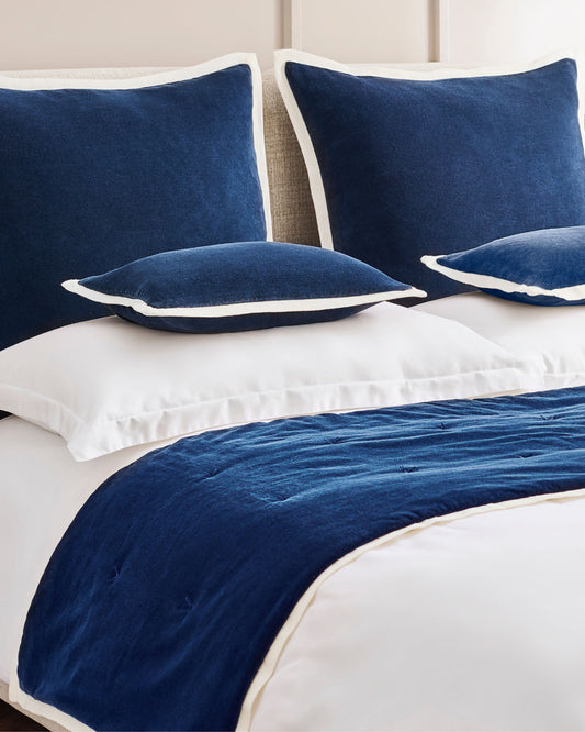 Christy "Eltham" Bed Runner in Navy