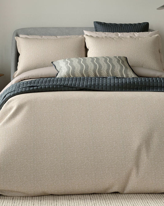 Bedeck of Belfast "Emmy" Duvet Cover and Oxford Pillowcase in Mink