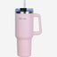 Nessan Double Wall Stainless Steel Vacuum Insulated Travel Mug Tumbler with Dual Function Lid and Straw for Water, Iced Tea or Hot Coffee, Smoothie and More (Pink, 1200ml)