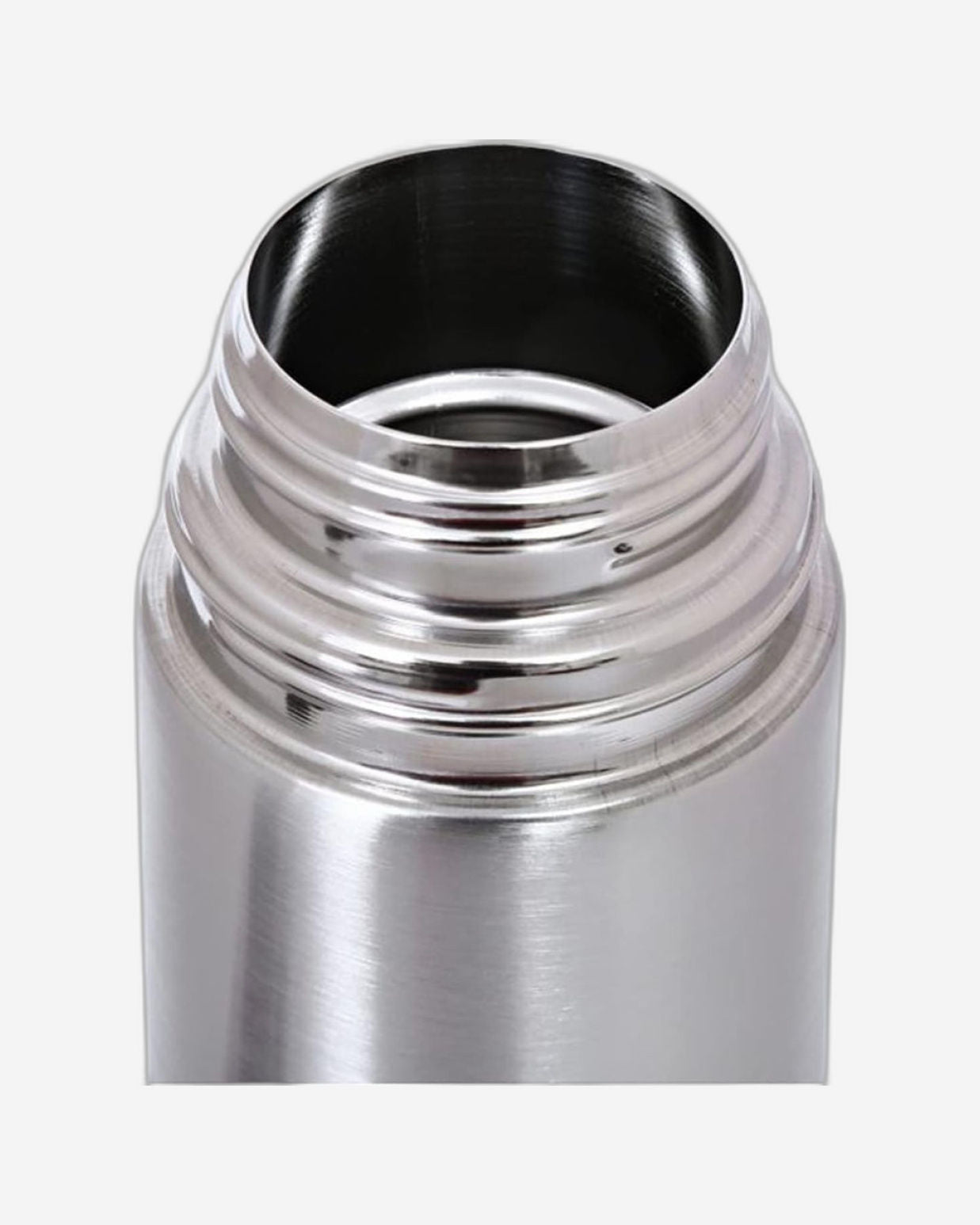 Nessan 1000ml Double Wall Vacuum Flask with Color Band, Bottle for Coffee, Built-in Lid Cup, Stainless Steel, Thermal Tea Mug, Sport Bottles, Silver