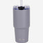 Nessan Double Wall Stainless Steel Vacuum Insulated Travel Mug Tumbler with Dual Function Lid and Straw for Water, Iced Tea or Hot Coffee, Smoothie and More (Grey, 480ml)