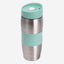 Nessan 380ml Mug with Silicone Rubber Sleeve for Grip, Green - Durable & Stylish Mug for Hot & Cold Beverages