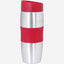Nessan 380ml Mug with Silicone Rubber Sleeve for Grip, Red - Durable & Stylish Mug for Hot & Cold Beverages