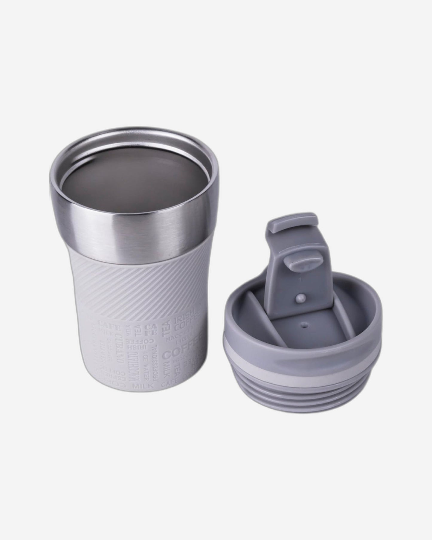 Nessan Insulated Stainless Steel Vacuum Mug, 240ml - Your Compact Travel Essential for Hot and Cold Beverages Anywhere: Home, Gym, Outdoors, Office, and School - Beige