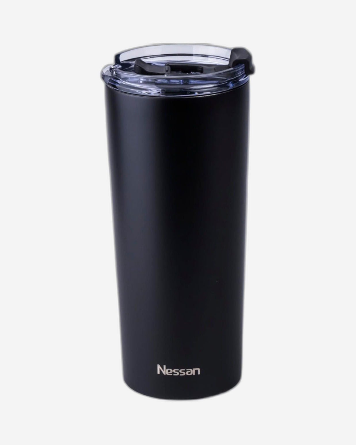 Nessan Insulated Stainless Steel Vacuum Mug, 600ml - Your Versatile Dual-Use Travel Companion for Hot and Cold Beverages Anywhere: Home, Gym, Outdoors, Office, and School - Black