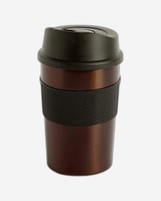 Nessan 360ml Double Wall High Vacuum Mug with Silicone Rubber Sleeve | Stainless Steel Insulated Mug for Hot & Cold Beverages