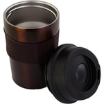 Nessan 360ml Double Wall High Vacuum Mug with Silicone Rubber Sleeve | Stainless Steel Insulated Mug for Hot & Cold Beverages