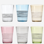 Zafferano Filante Tumbler Assorted Color Set 6