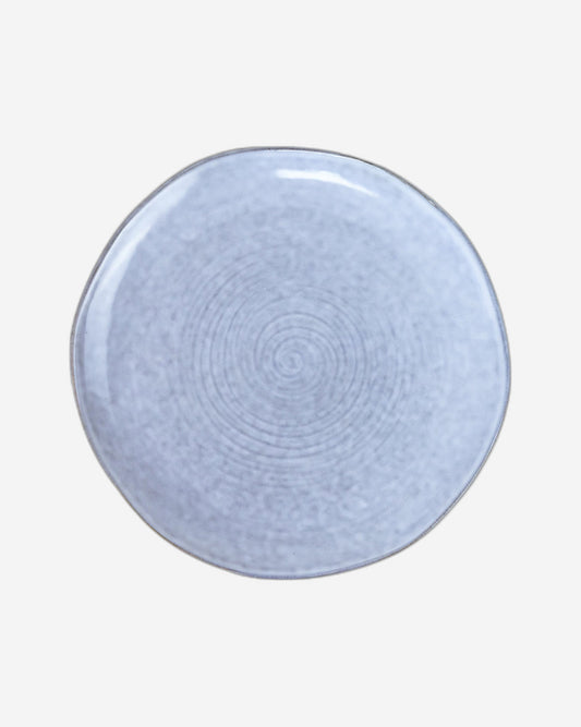 Cuisine Art Tia Stoneware Dinner Plate - 27cm, Blue (Set of 1)