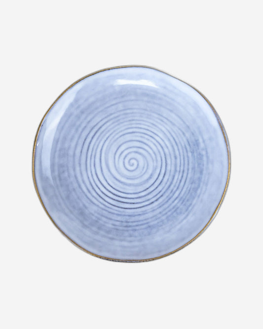 Cuisine Art Tia Stoneware Side Plate - 21cm, Blue (Set of 1)