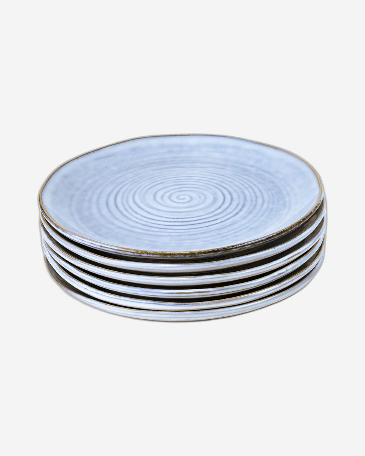 Cuisine Art Tia Stoneware Side Plate - 21cm, Blue (Set of 1)