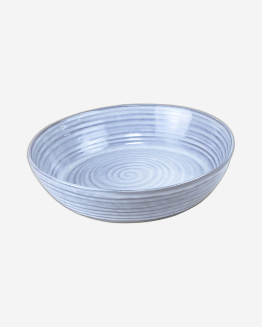 Cuisine Art Tia Stoneware Soup Plate - 23cm, Blue (Set of 1)