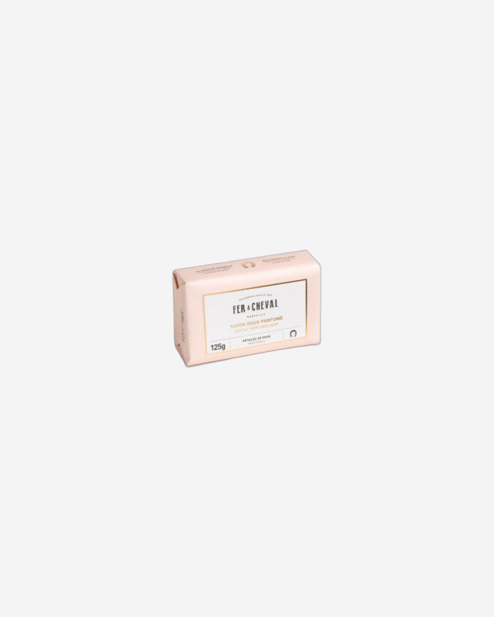 Fer A Cheval "Savon Doux Parfumé" Gentle Perfumed Soap – Rose Petals