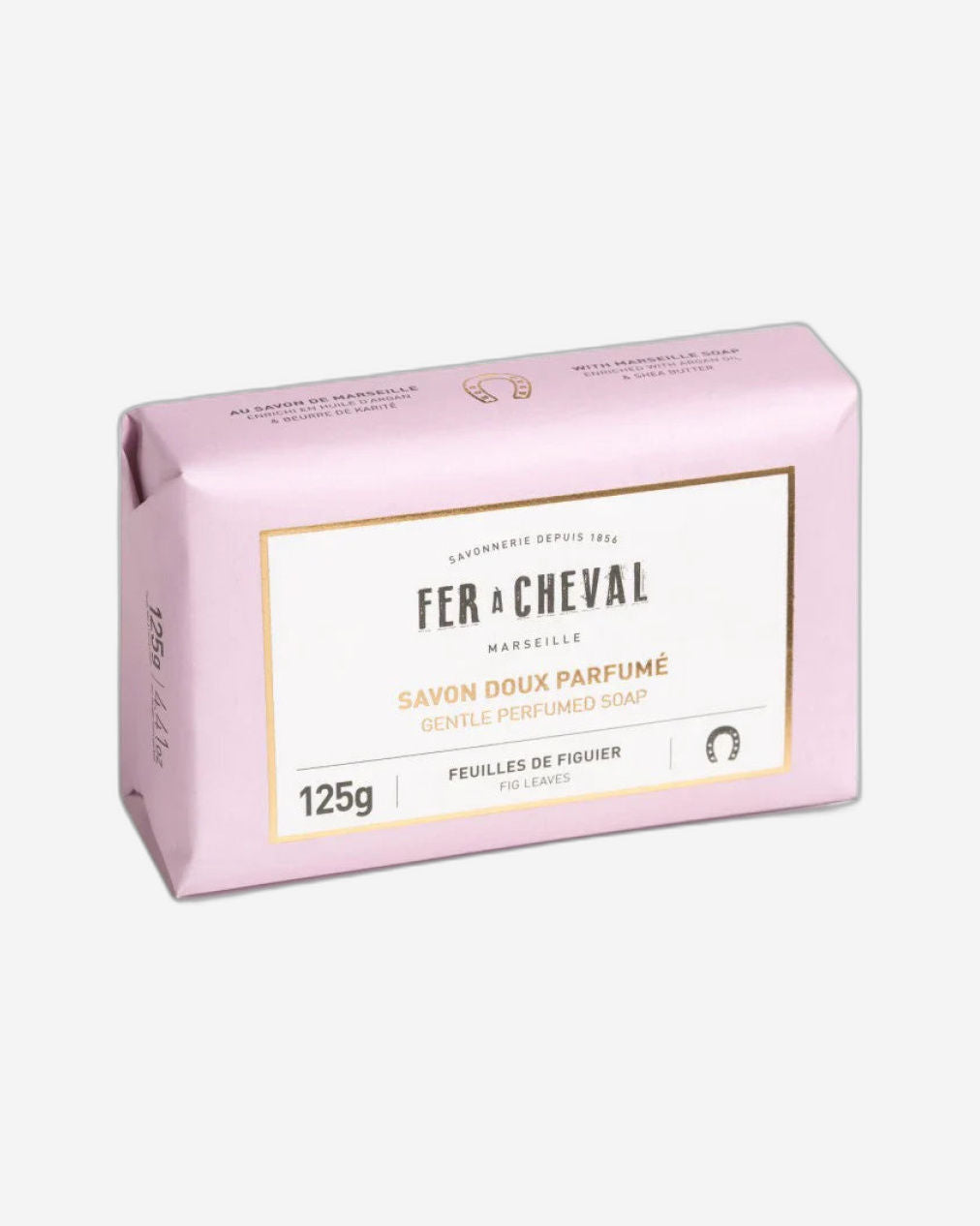 Fer A Cheval "Savon Doux Parfumé" Gentle Perfumed Soap - Fig Leaves