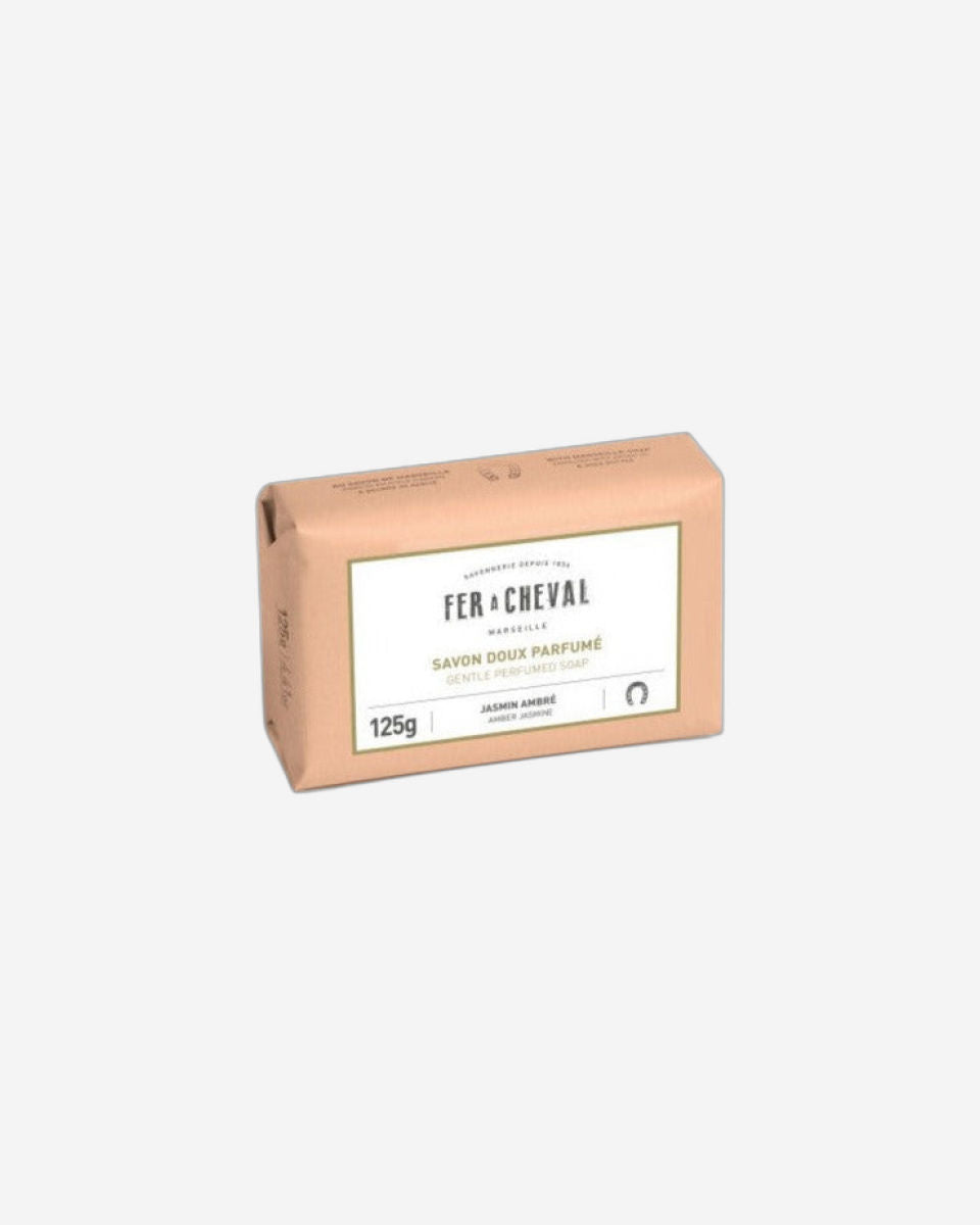 Fer A Cheval "Savon Doux Parfumé" Gentled Perfumed Soap - Amber Jasmine
