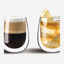 Cuisine Art Double Walled Glass Coffee Cup 2-Piece Set, 250 Ml Capacity, Gc-325-250, Coffe Cups