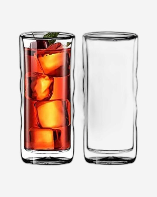 Cuisine  Art Double Wall Glass Cup 2Pcs Set-445 300ml