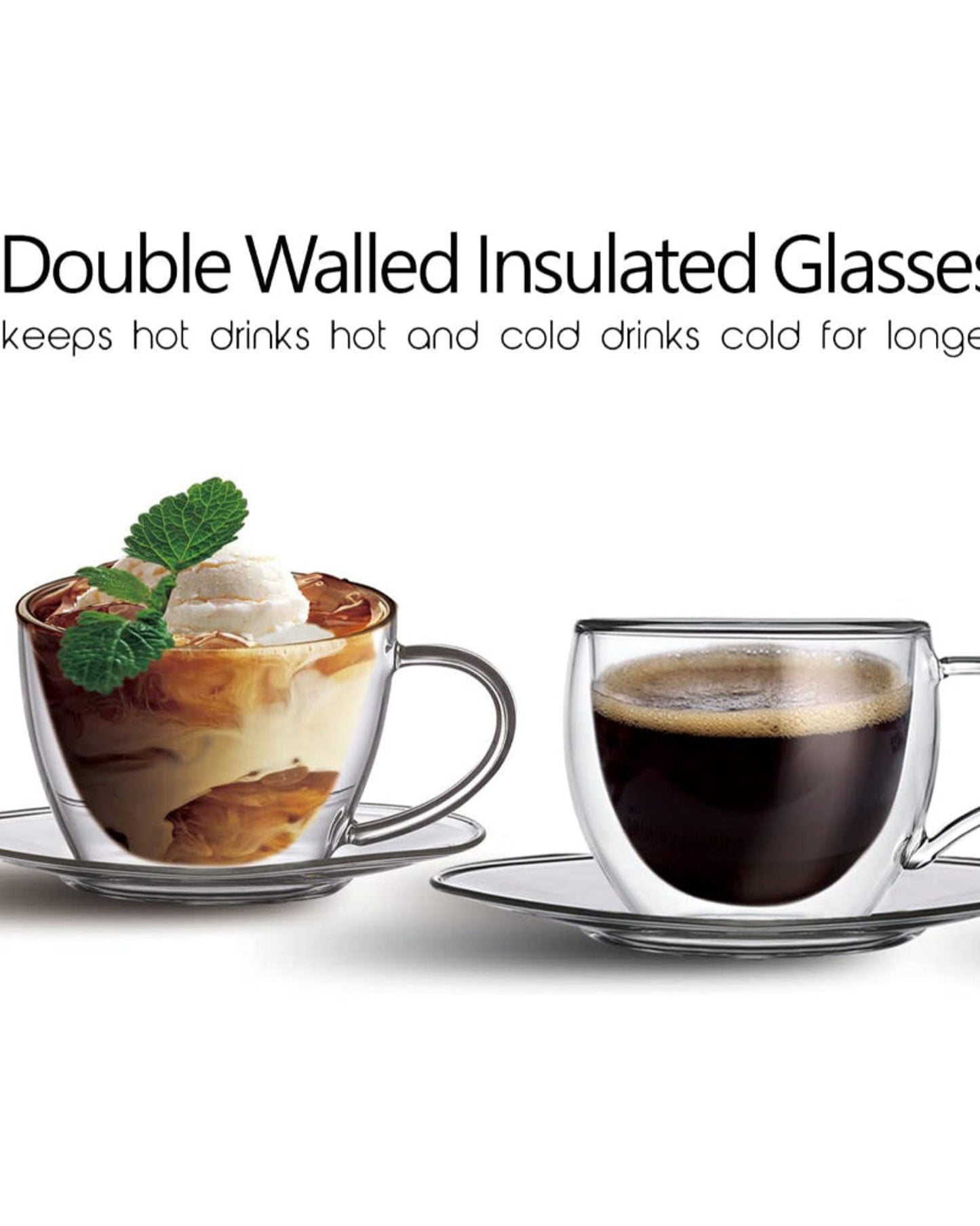 Cuisine Art Cup Set 4Pc 180ml with Saucer