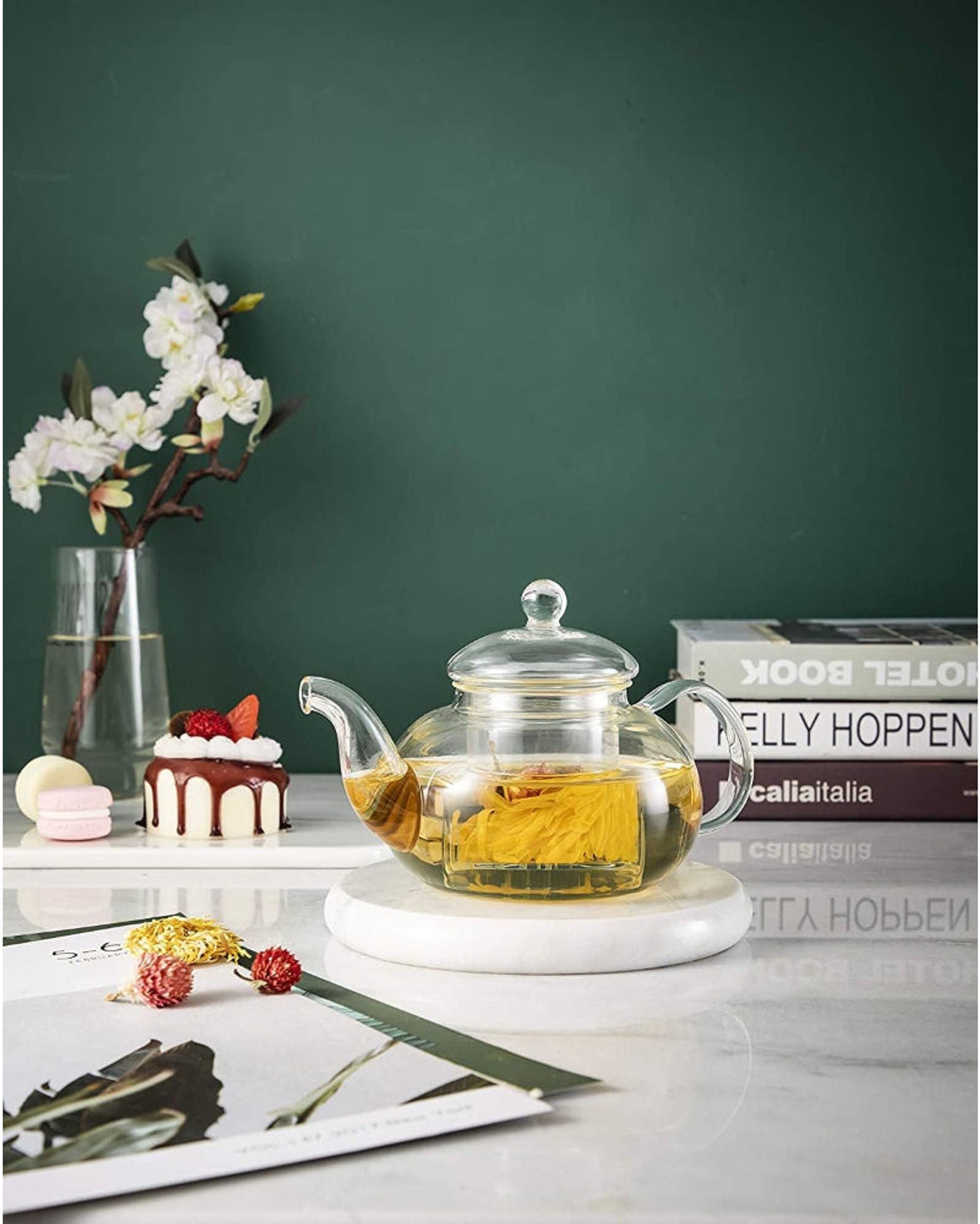 Cuisine Art Borosilicate Glass Tea Pot 850ml