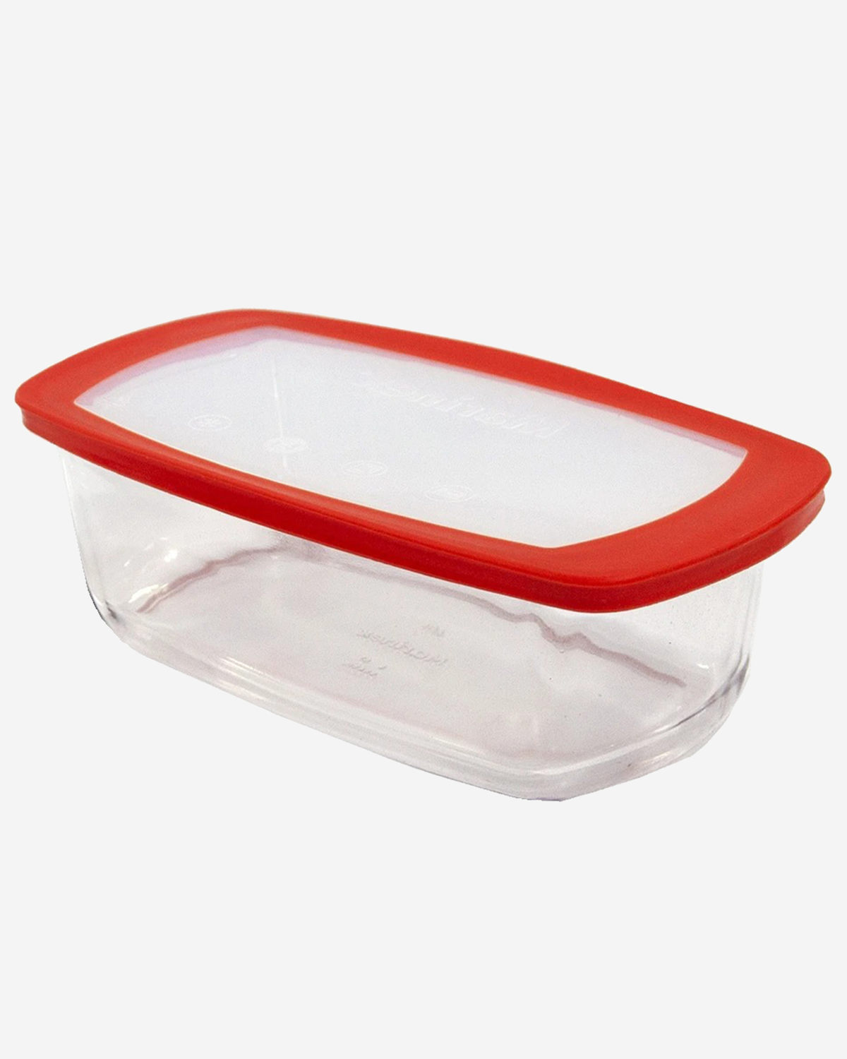 Marinex Rectangular Glass Loaf Dish with Plastic Lid, Heat-Resistant, 1.5L