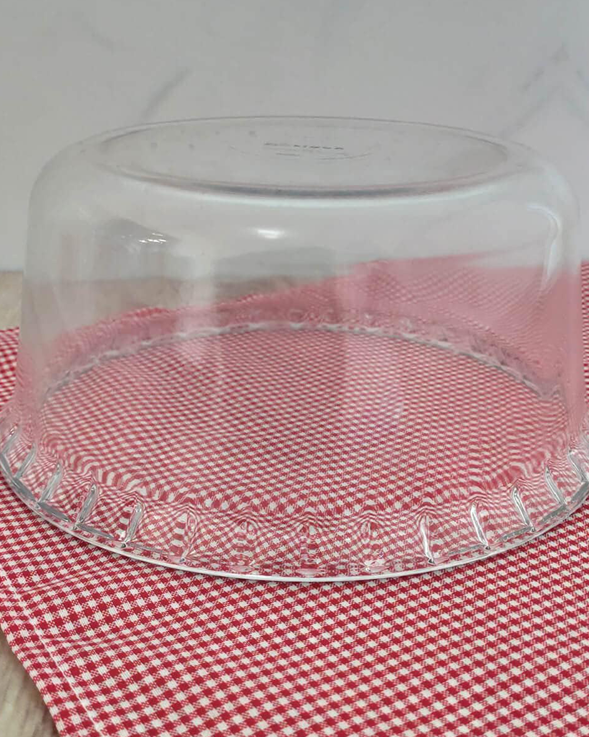 Marinex Large Glass Soufflé Dish, Heat-Resistant, Oven-Safe, 2.4L