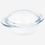 Marinex Glass Casserole with Lid, Heat-Resistant, Oven-Safe, 1.0L