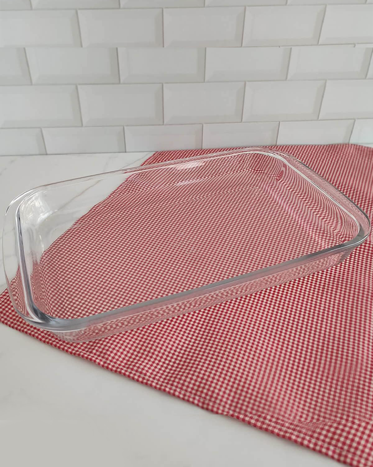 Marinex Large Rectangular Glass Roaster, 2.9L, Heat-Resistant, Oven-Safe