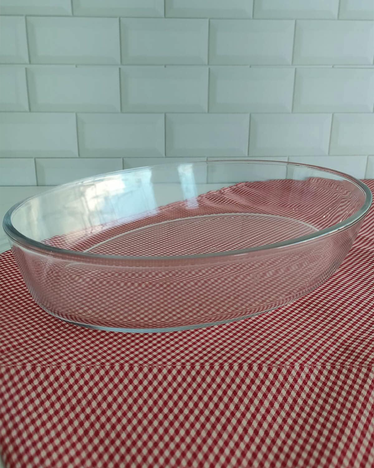 Marinex Oval Glass Roaster, Heat-Resistant, Oven-Safe, 3.2L