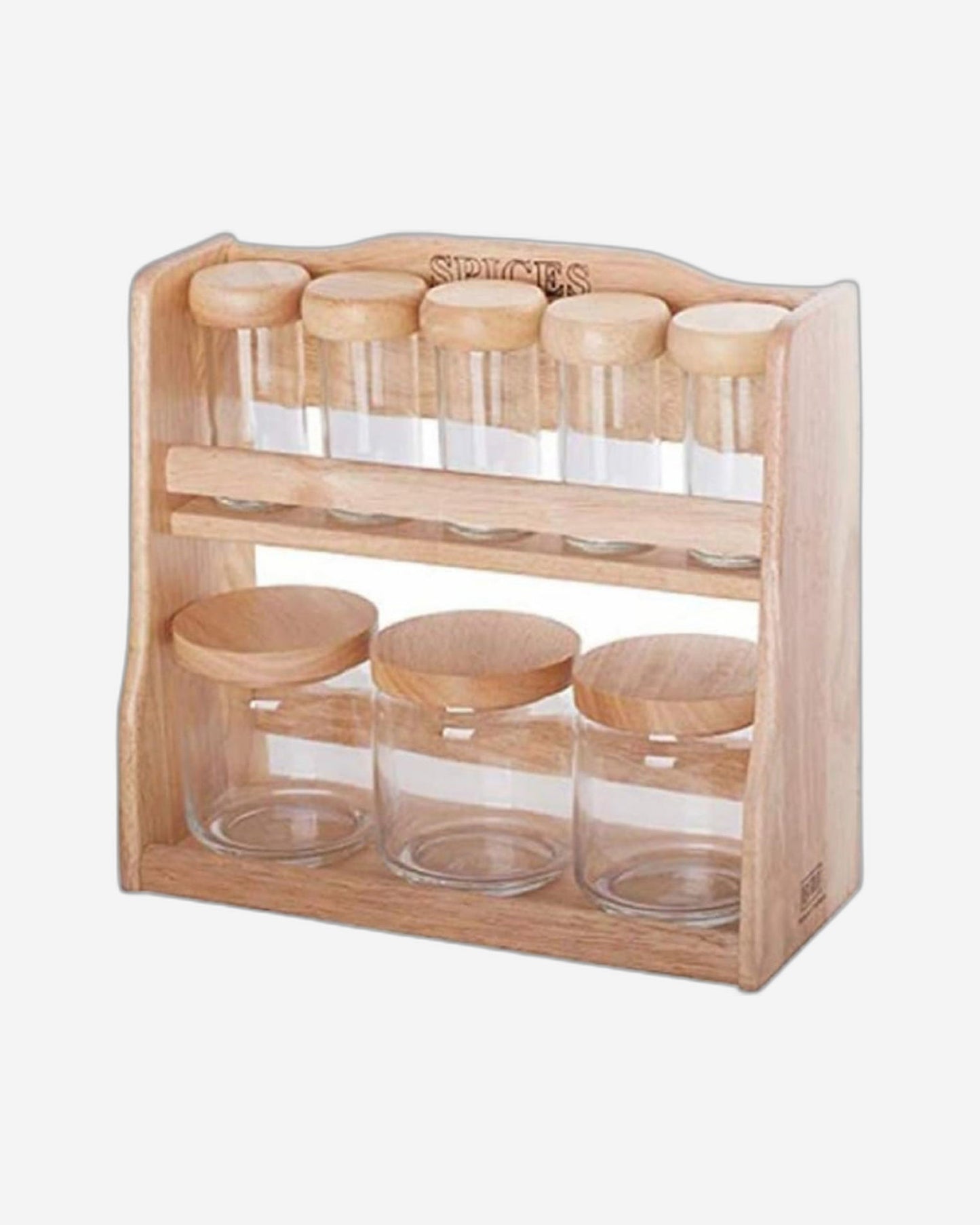 Billi Spice Rack 5 Bottles W/Canister 3pcs Set
