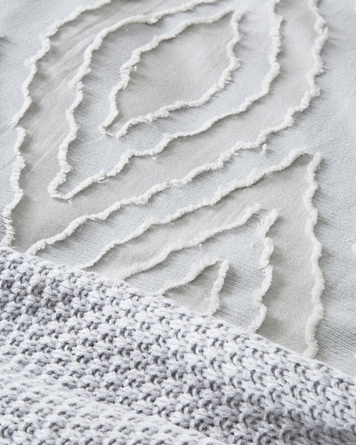 Bedeck of Belfast "Gia" Duvet Cover and Oxford Pillowcase in Silver