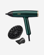 BaByliss Digital Hair Dryer D6555DSDE, Dark Green, 1600 W, Ionic Technology