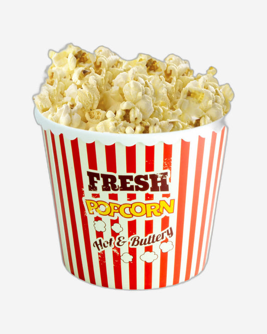 Herevin 2.3 Litre Fresh Popcorn Printed Large Snack Bowl – BPA-Free Polypropylene (PP) Durable Serving Bowl for Popcorn, Chips, Namkeen & Party Snacks