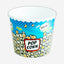 Herevin 2.3 Litre Large Popcorn and Chips Snack Bowl - BPA-Free Polypropylene (PP) Popcorn-Themed Reusable Serving Bowl