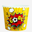 Herevin 2.3 Litre Goal-Themed Popcorn and Chips Snack Bowl – BPA-Free Polypropylene (PP) Large Serving Bowl for Popcorn