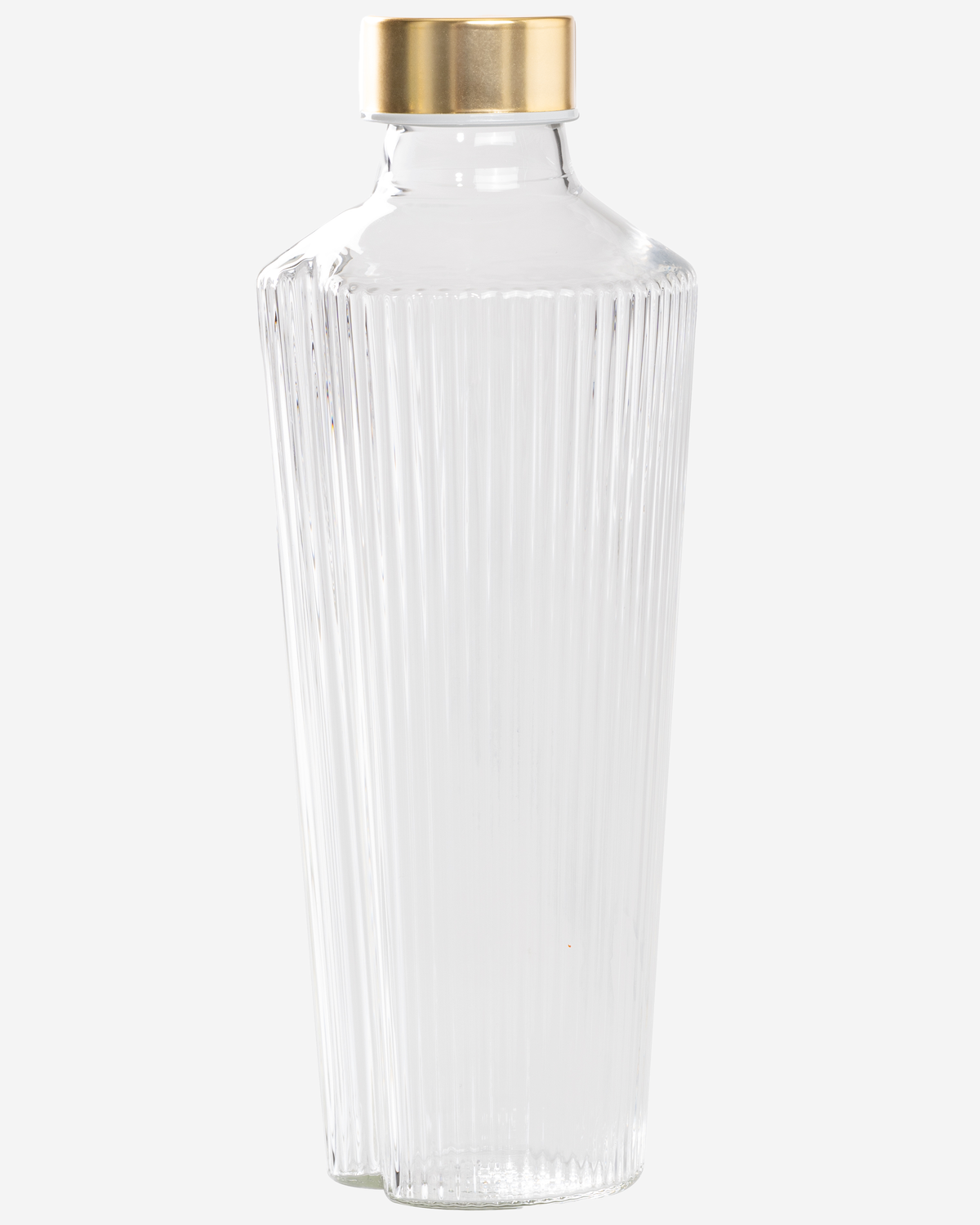 Handy Bottle Clear Silver/Gold Cap