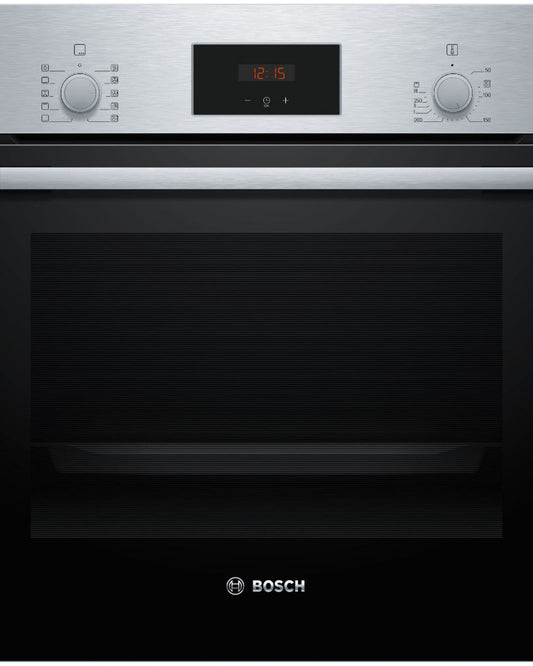 Bosch Series 2 Built-in Oven  66 L, 60x60 cm, Electric- HBF512BS1M Stainless Steel