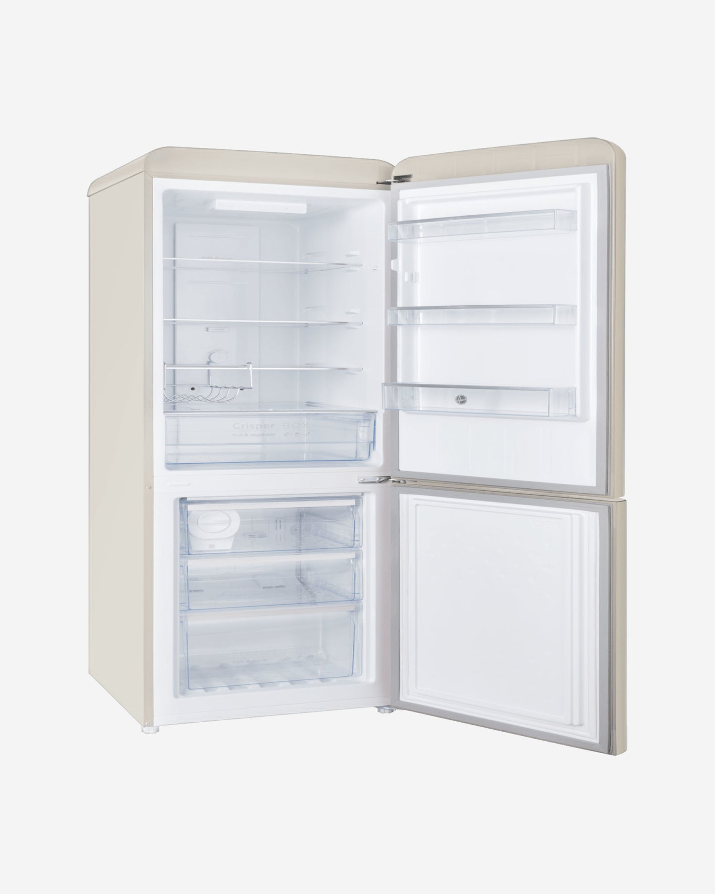 Hoover 300L Retro Style Bottom Mount Frost Free Refrigerator