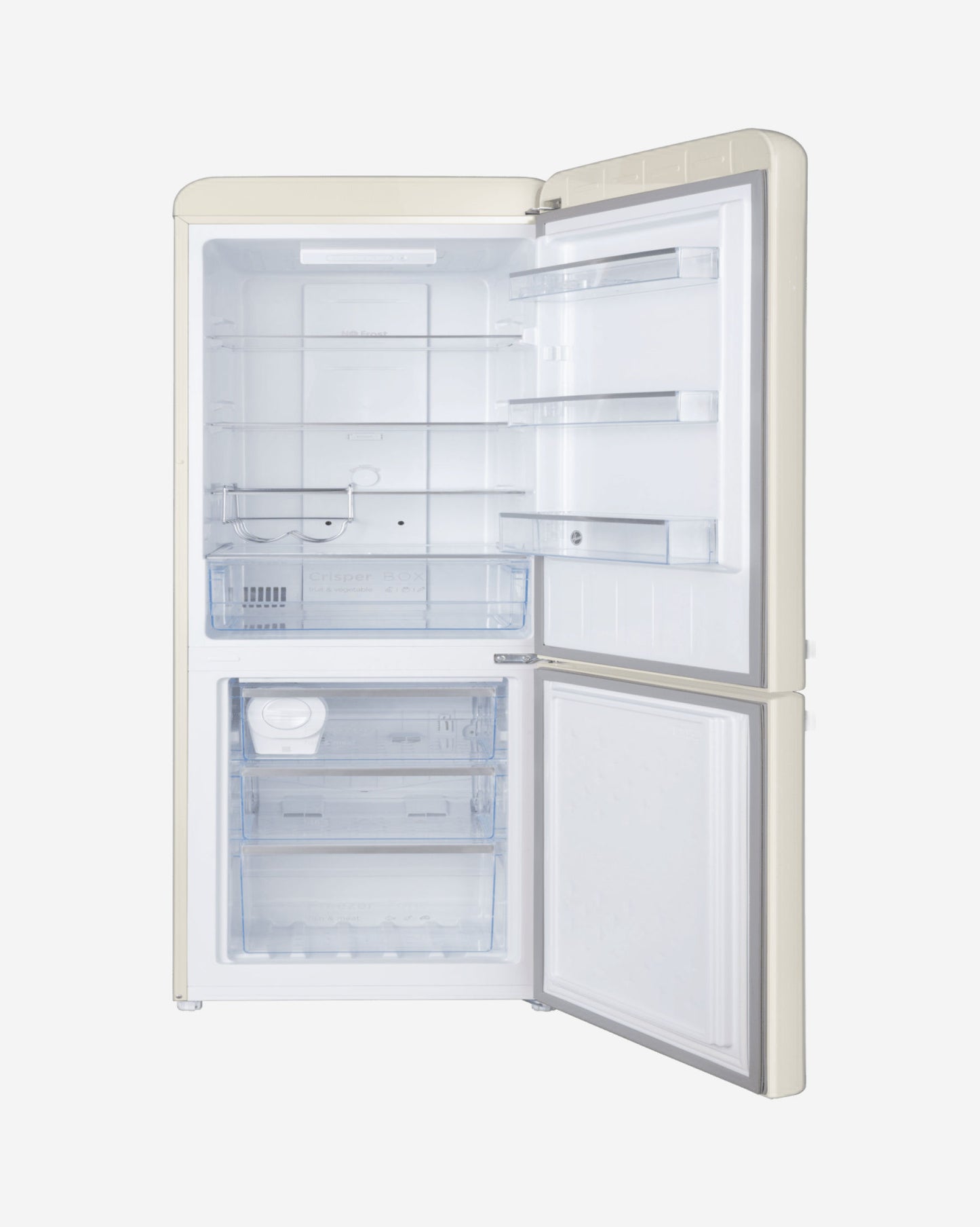 Hoover 300L Retro Style Bottom Mount Frost Free Refrigerator