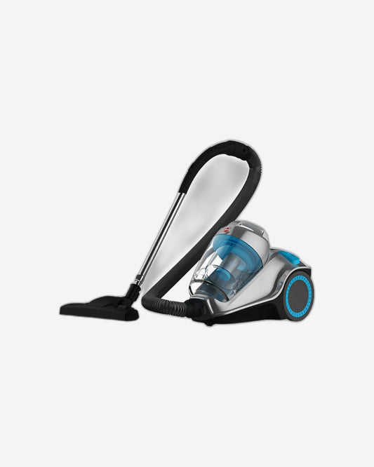 Hoover Power 7 Bagless Cyclonic Canister Vacuum Cleaner with HEPA Filter, Powerful Performance with 2400W for Home and Office, 4 Litre Large Capacity, Blue-Silver - HC84-P7A-ME